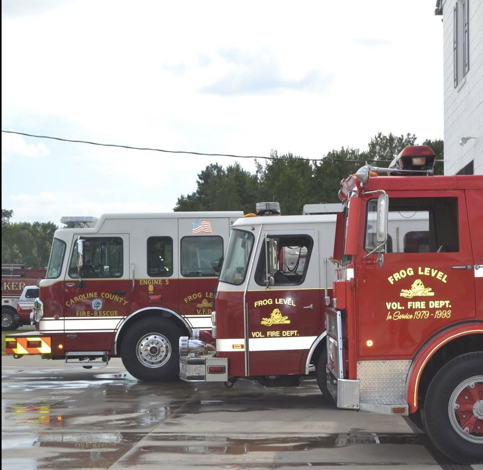 Frog Level apparatus parked outside Station 5